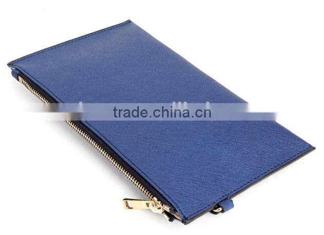 PU leather 25*14 cm Fashion New Design Black Women Makeup Bag With Cross Grain