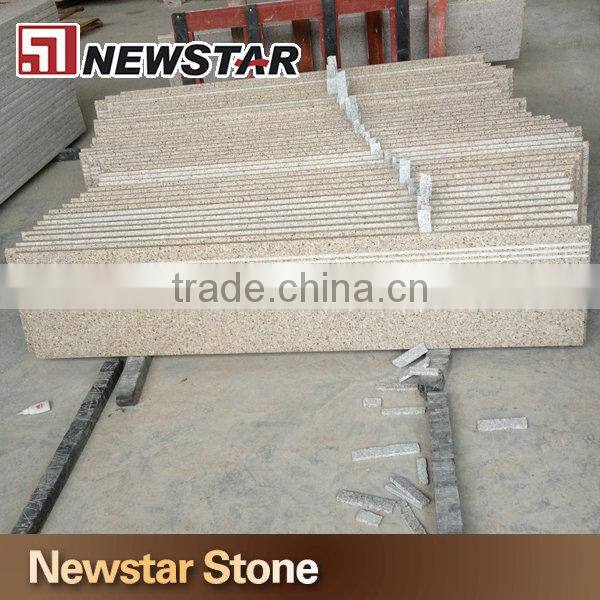 China G681 beige granite exterior stair design