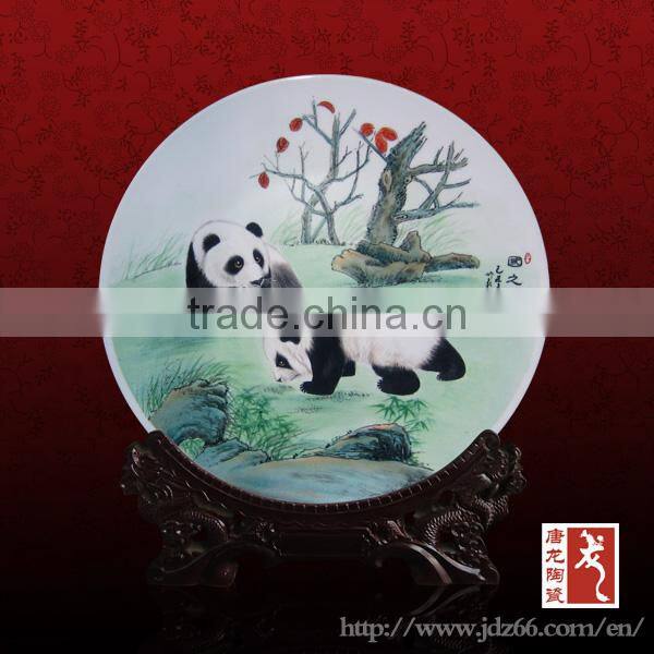 Jingdezhen OEM Chinese porcelain plate wedding anniversary