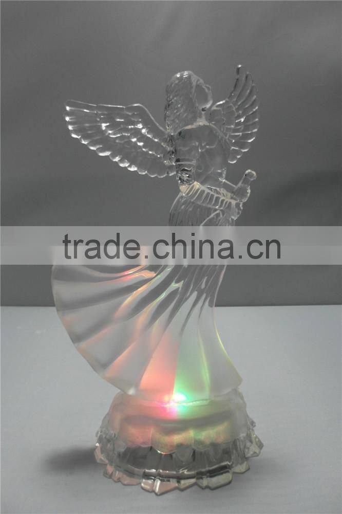 Lovely Acrylic led christmas angel for party decoration
