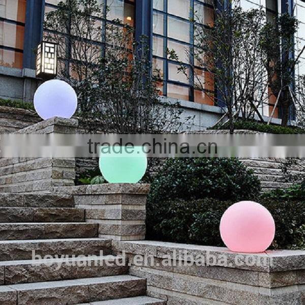 Waterproof IP65 RGB colors rechargeable floating led eggs light ball