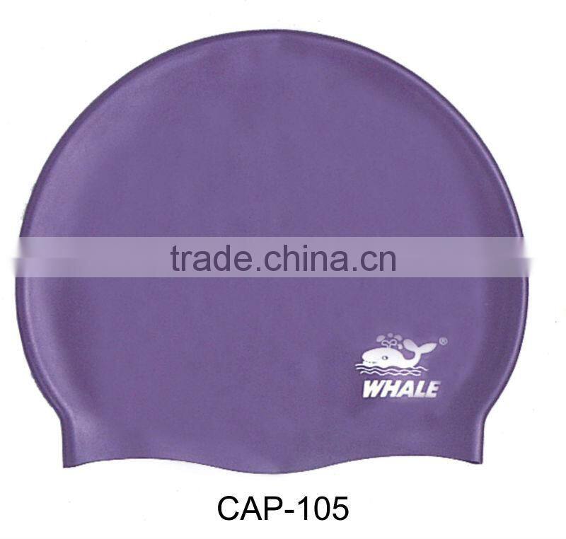 2016 Popular silicone swim cap,cheap waterproof swimming cap(CAP-100)