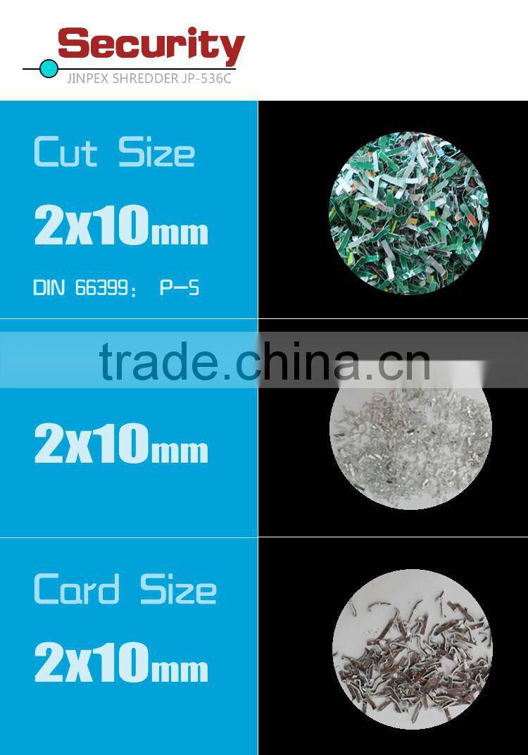 JP-536C Micro Cut Papere Shredder Heavy duty shredder machine 230mm