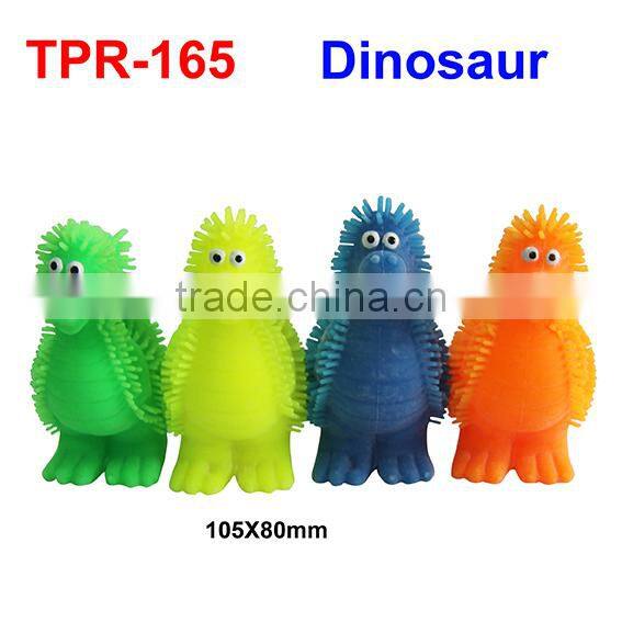 Plastic TPR Squeeze Flashing Pumpkin Toys