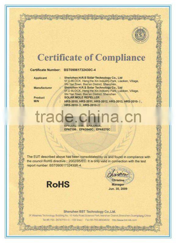 ultrasonic solar powered rat repeller