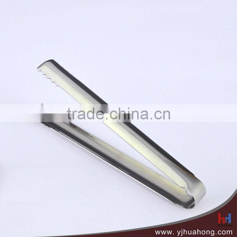 Mini Stainless Steel Wine&Bar Ice Tongs, ice cube tongs HT-SS21