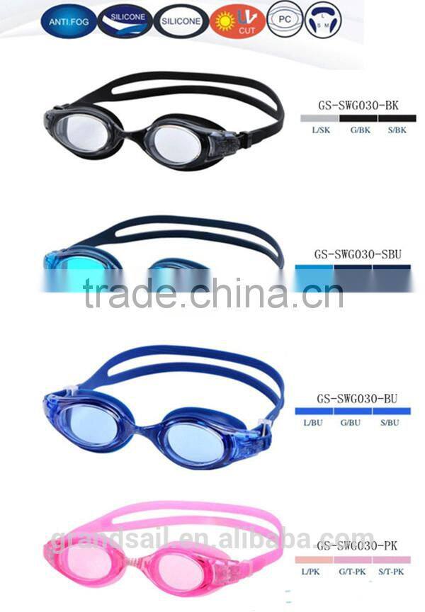 2014 Professional Silicone Swimming Goggles for Adult