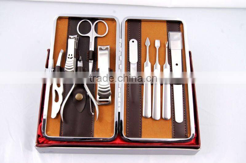 2014 11PCS Nail Manicure set professional pedicure tools (AM-389A(2))