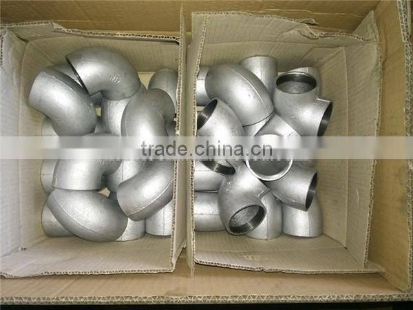 Hot Dipped Galvanzed Plain End Malleable Iron Pipe Fittings