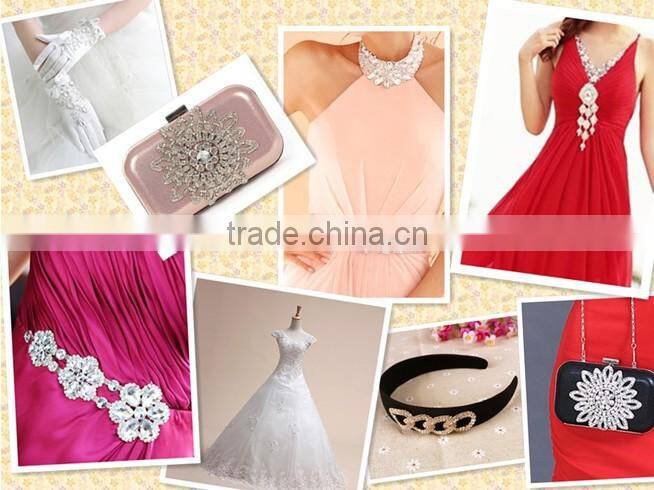 fashion neck wholesale rhinestone embellishment WRE-126