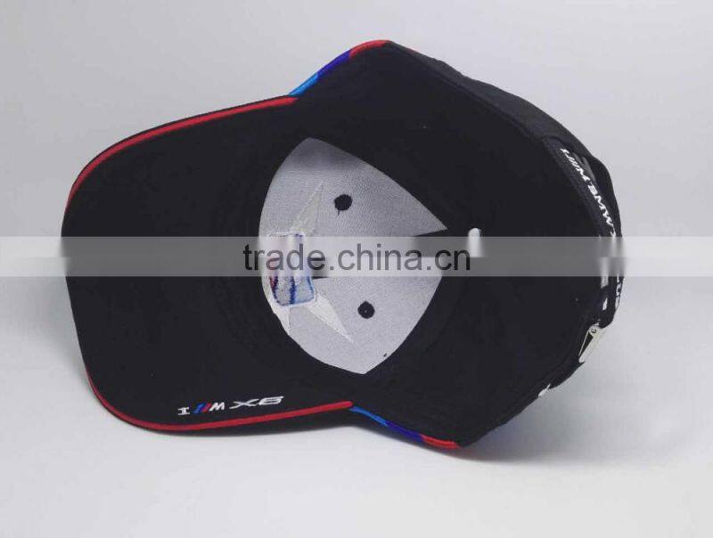 100% black cotton cool mens hats and caps