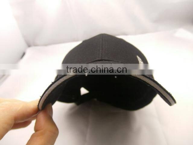 custom black ball cotton cap/with high quality