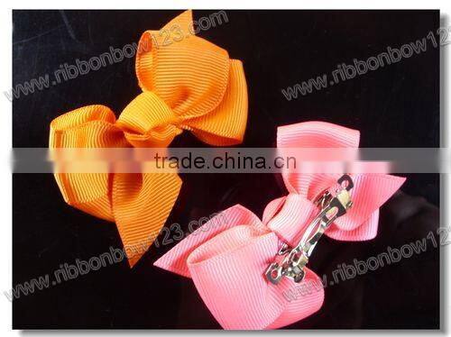 baby scrunchy flower hair bows