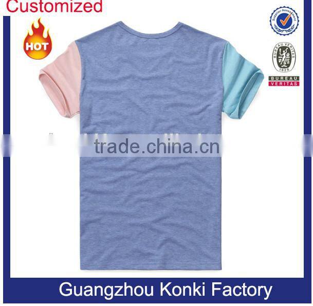 2015 Hot Selling Plain White Cotton T Shirt