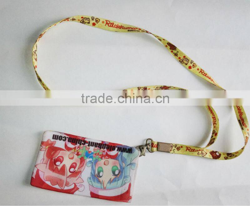 Heat transfer sublimation double sided lanyard