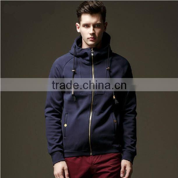 High Fashion sport uniform customize causal winter zip-up Sweatshirt Hoody for Men