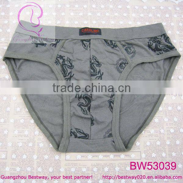 Wholesale good cotton men's panties low price