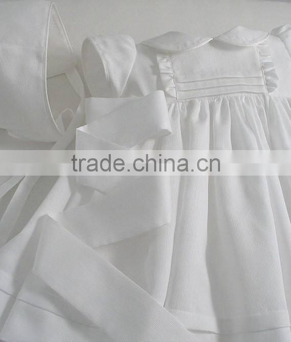 2017 Hot Selling Fashion White Baby Girl Clothing Set