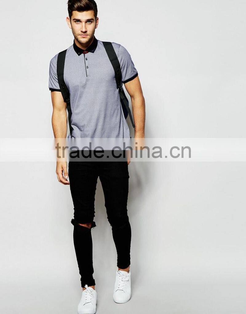 Custom men's grey polo shirt cheap wholesale original polo shirts