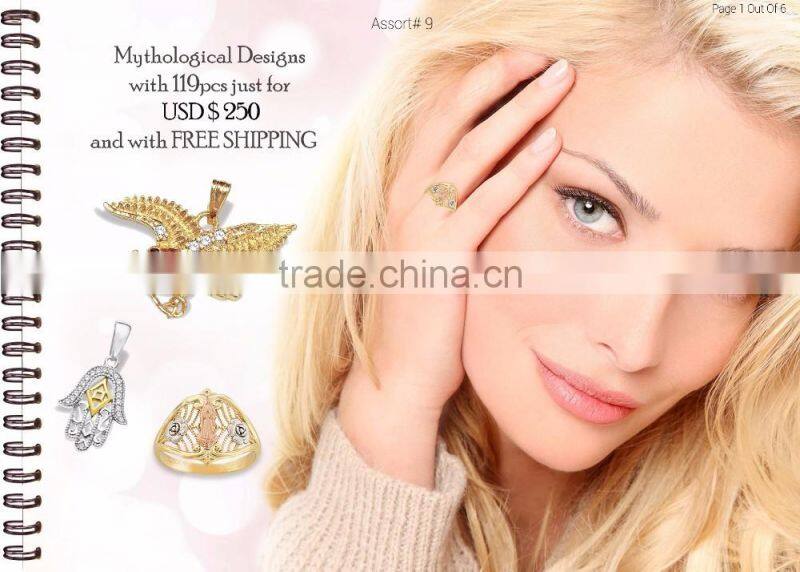 Mythological Combo Jewelry Designs with 119pcs just for USD $ 250 and with FREE SHIPPING