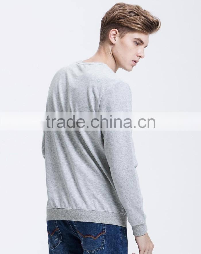 Pullover stylish printed mens sweatshirt