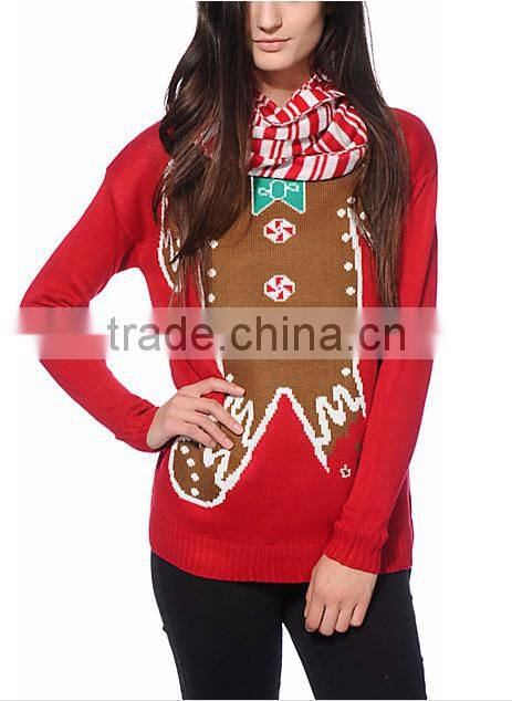 Custom ugly christmas sweater run sweater manufacturer