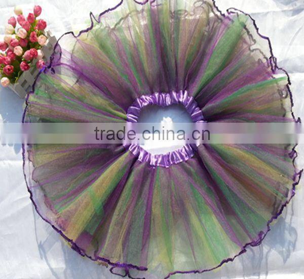 5layer wholesale rainbow fluffy adult tutu skirt