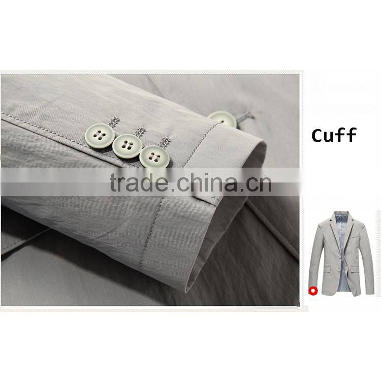 Wholesale Fashion Men Spring Summer Suit Jacket Blazer For Popular