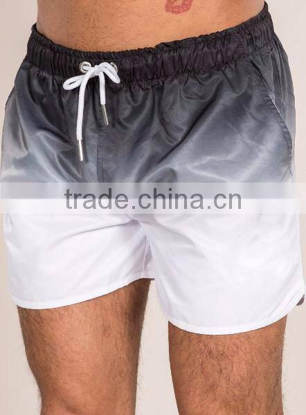 New fashion style mens shorts dip dye beach shorts dry fit shorts