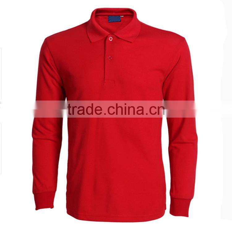 high quality promotional polyseter/cotton most popular sport blank men's polo t shirt