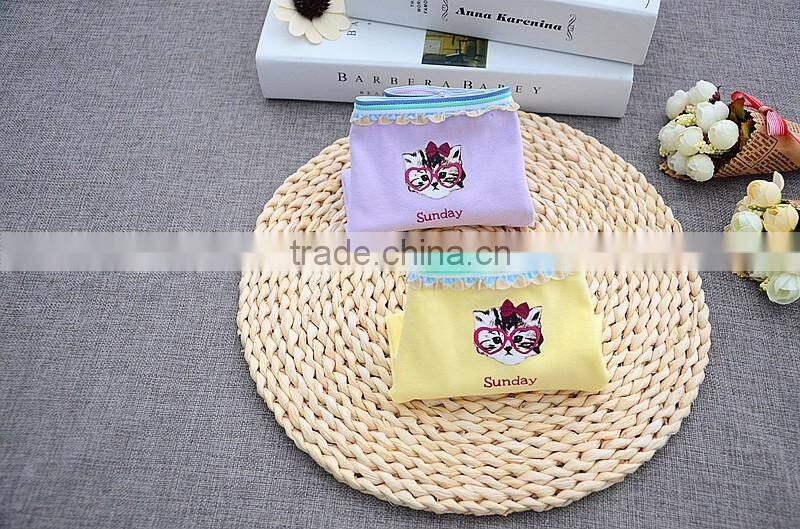 Colorful Sexy Young Women Girls Cotton Panty Cute Pretty Girls Stylish Panties Wearing Sexy Underwear E12