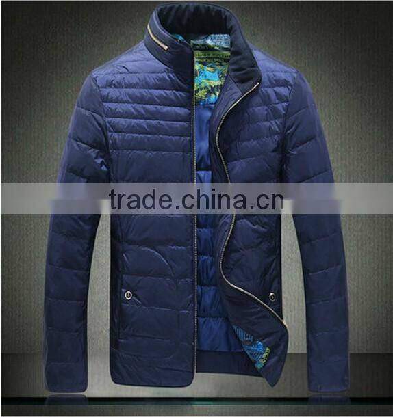Top quality oem service down jacket male