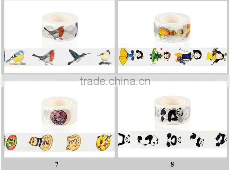 12 patters Japan washi tape 2cm*10m decorative paper tape