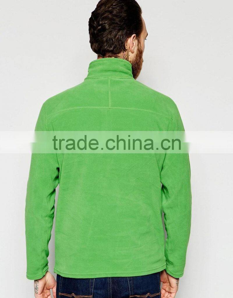 High quality turtle neck long sleeve fleece blanket for men