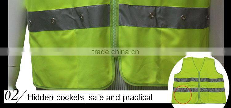 Flashing LED cleaning service staff uniform