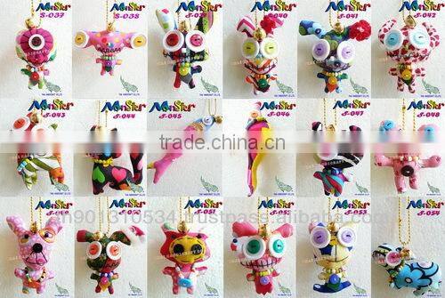 Monster Keychain Keyring String Accessories bag Gifts