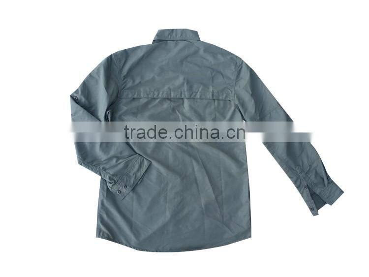 Men's latest army designs 100% nylon long sleeve workwear shirt