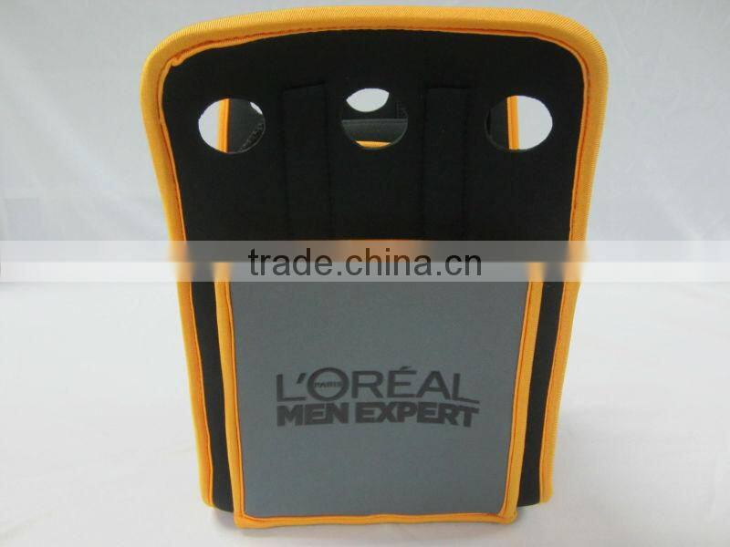 GR-B0134 durable neoprene bottle cooler bag with six space