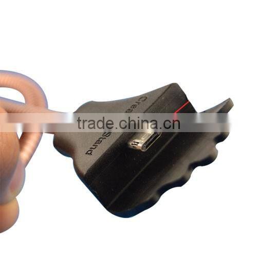 Creative Gift Palm Type Flexible Tube Metal Lazy Mobile Phone Bracket Charging Data Cable