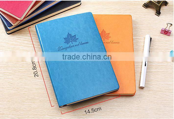 Wholesale customized PU leather notebook office school notebook