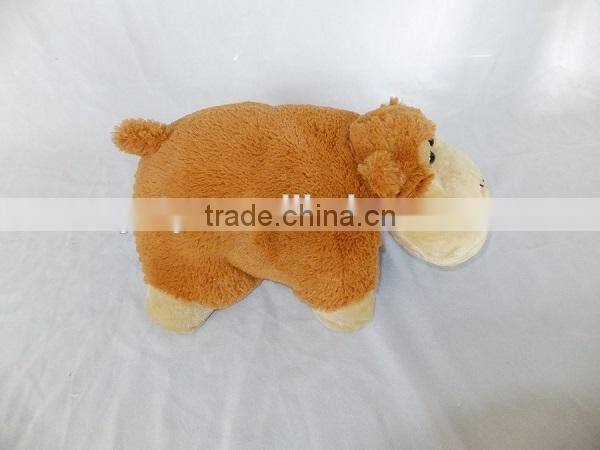 Cute plush animals pillow plush pillow for baby
