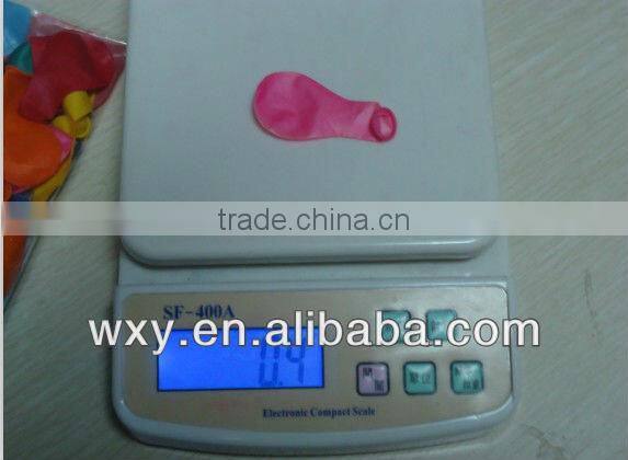 5'' small flat Metallic Latex Balloon