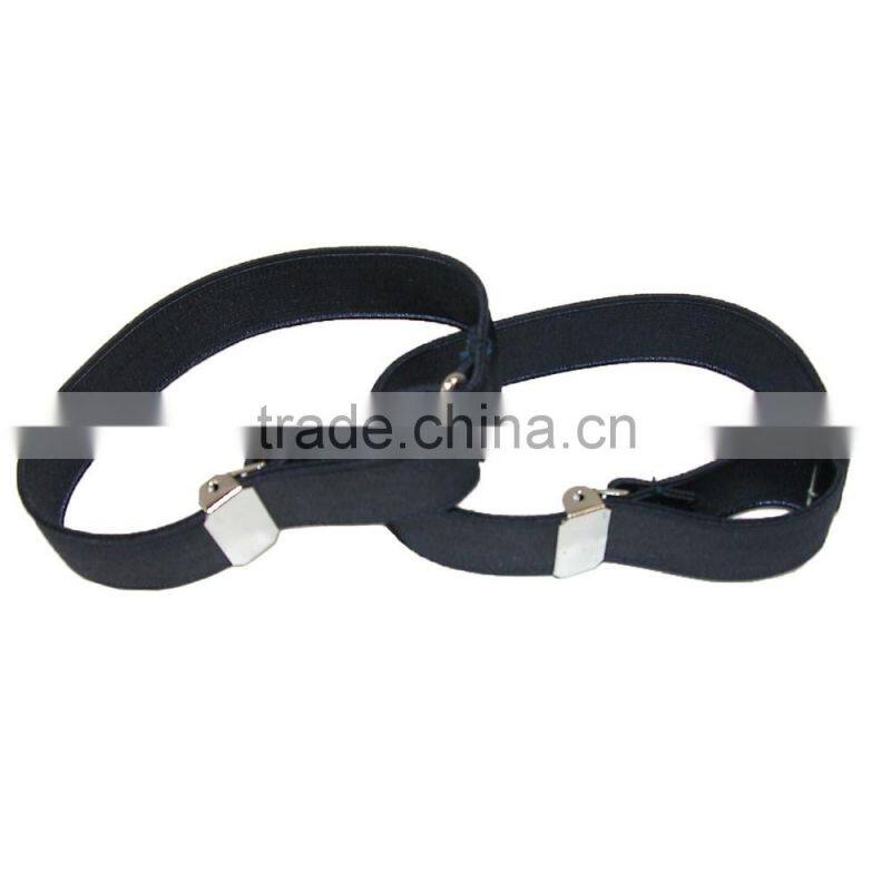 Shirt Sleeve Garter Cuffs Arm Band Elastic Solid Color Adjustable Armband Sleeve Garter