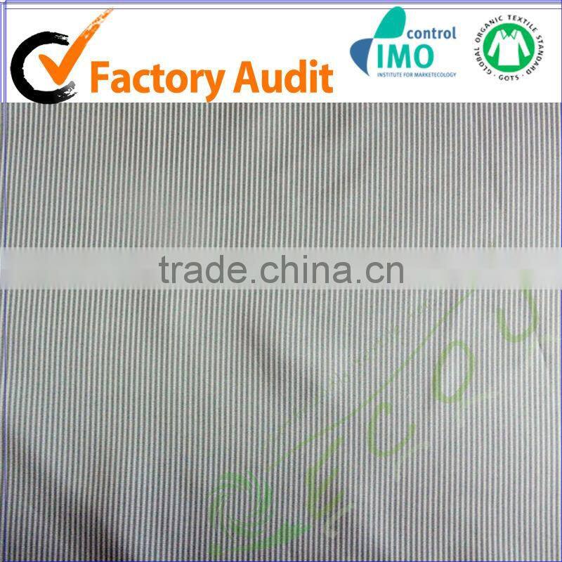 2014 new style supply 100% polyester yarn dye fabric