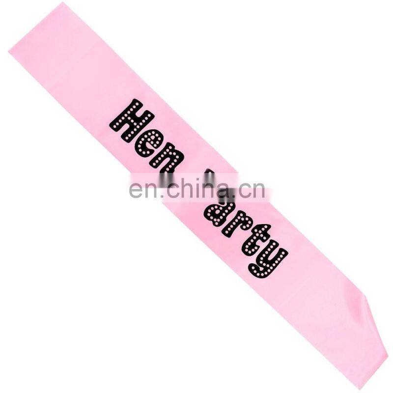 HEN-0059 ladies night hen party pink cowgirl hat with tiara