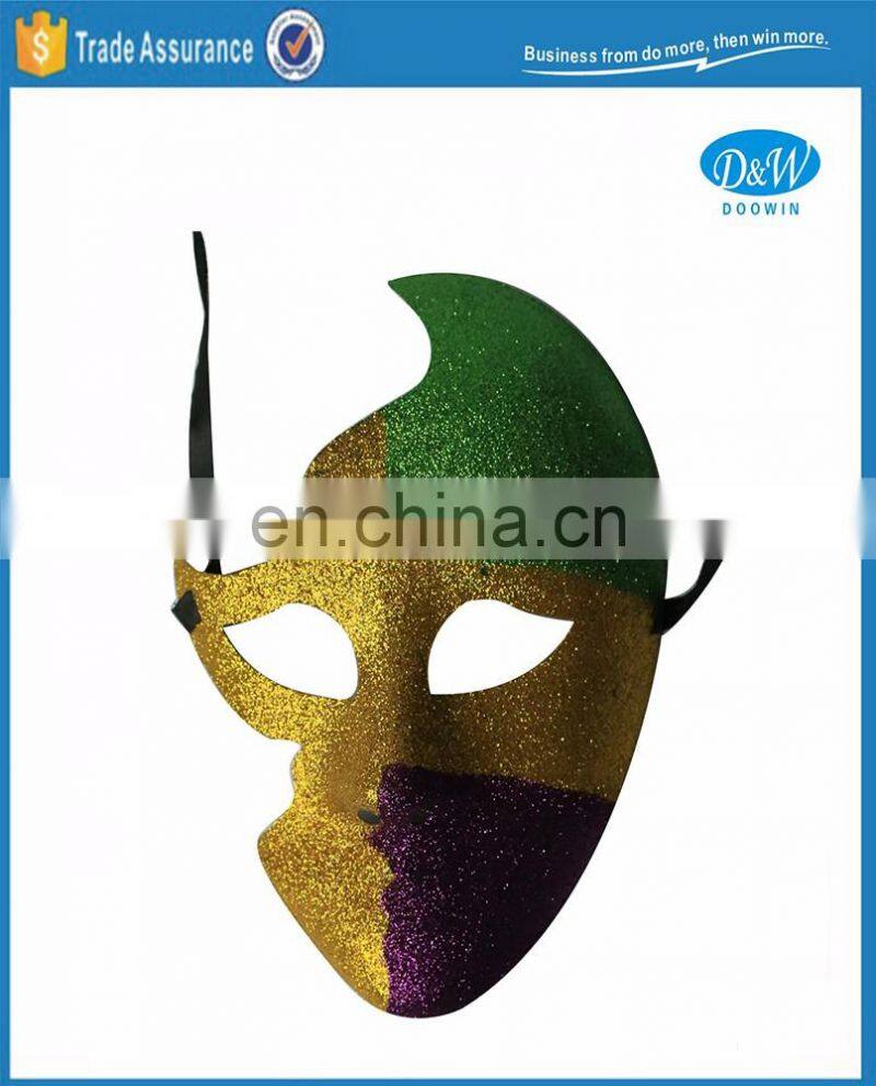 Venetian laser paper mask/Half face lace mask/Masquerade glitter mask