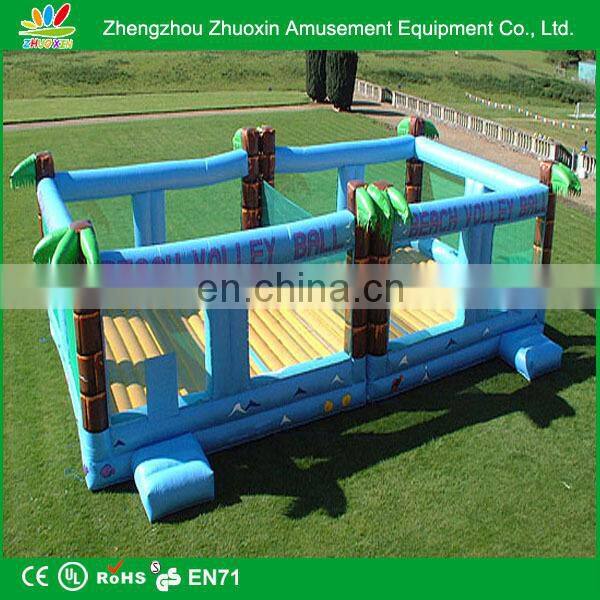 summer outdoor games inflatable volleyball court beach volley ball