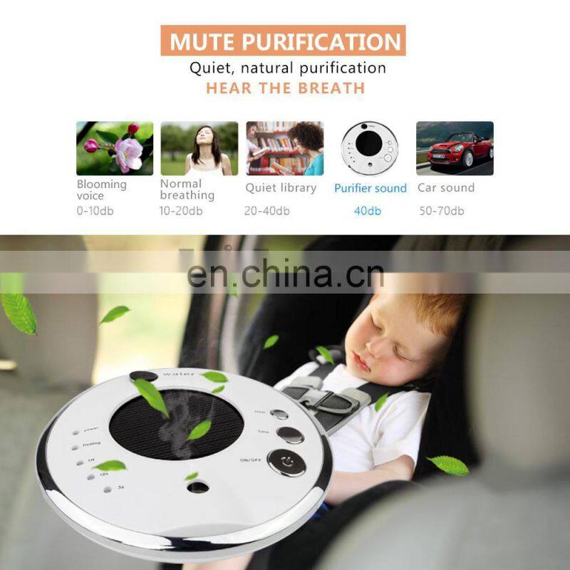 UFO Shape Solar Powered Car Air Freshener Air Purifier for Car, UFO Car Air Purifier Ionizer Oxygen Bar