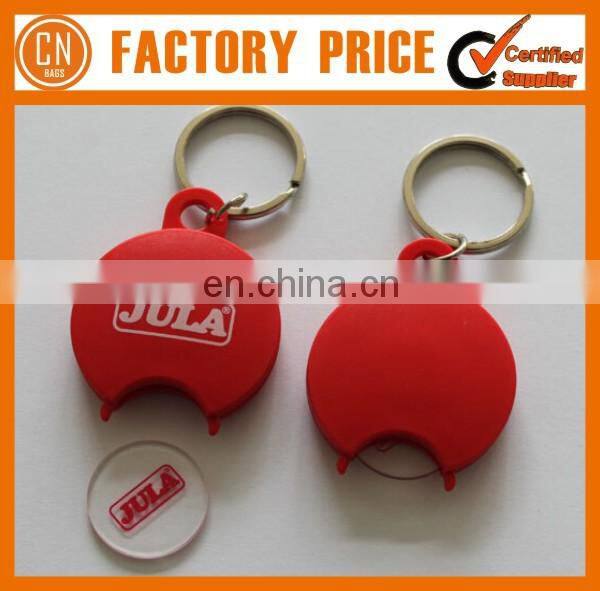 Promotion Custom Cheap Plastic Euro Trolley Coin
