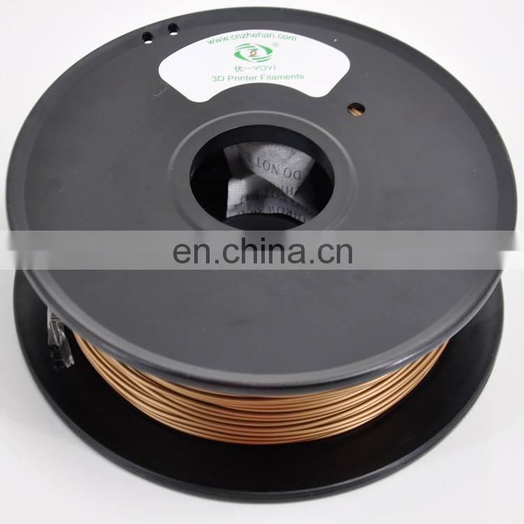 YOYI Brand 1.75mm bronze brass copper aluminum filament for 3d printer